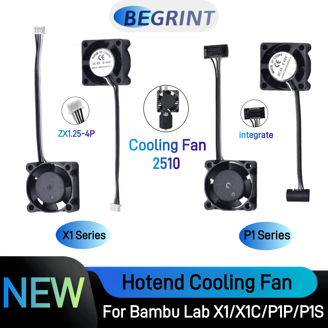 3D Printing Bambu Lab A1 - Вентилятор 2510 для Bambu Lab X1/P1,