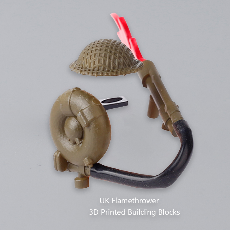 3D Printing Lego Bricks - Конструктор MOC WW2 в стиле милитари,