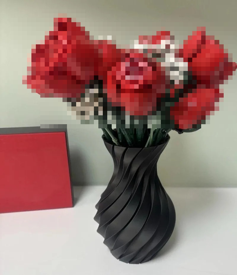 3D Printing Lego Bricks - Ваза для Lego букет роз цветы