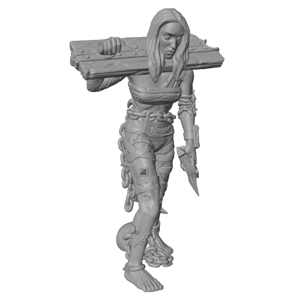3D Printing Link - Модель из смолы с цепным соединением,