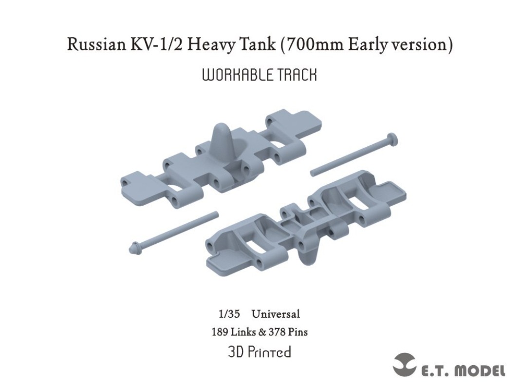 3D Printing Link - Рабочая 3D-печатная гусеничная цепь 1/35 для