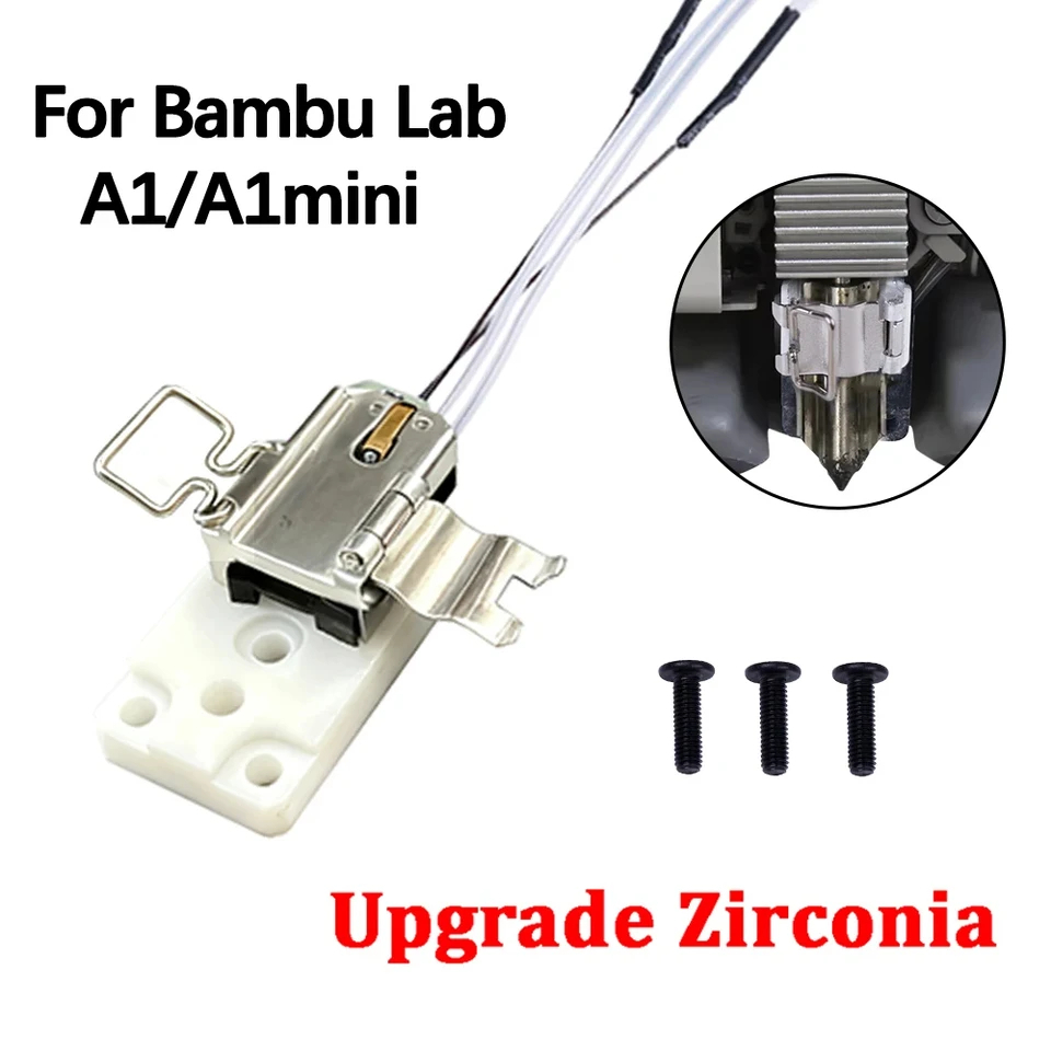 3D Printing Bambu Lab A1 - Обновленный нагревательный блок хотэнда для Bambu