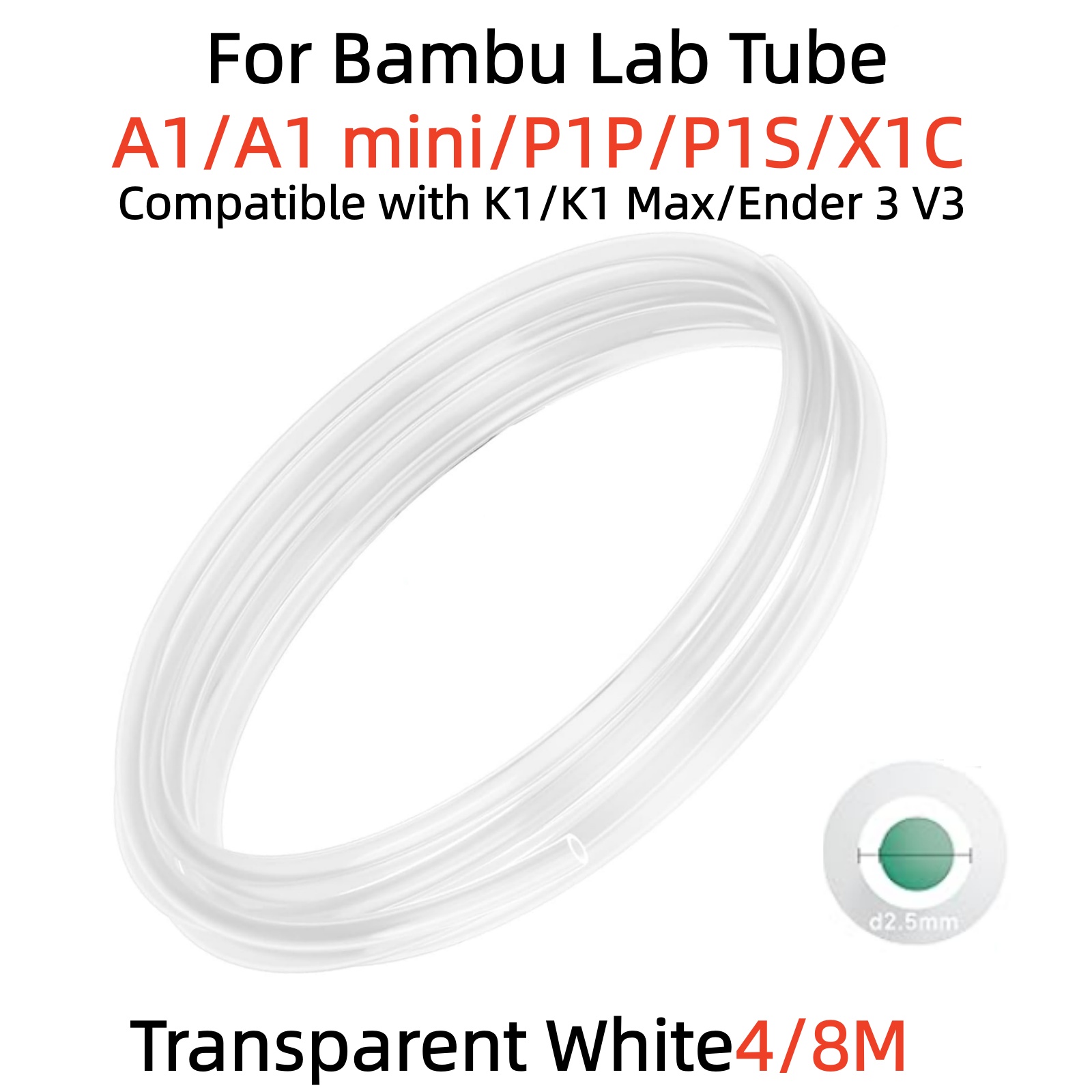 Для Bambu Lab Ptfe Tube P1P AM – обзор и цена 3D Printing Bambu Lab A1